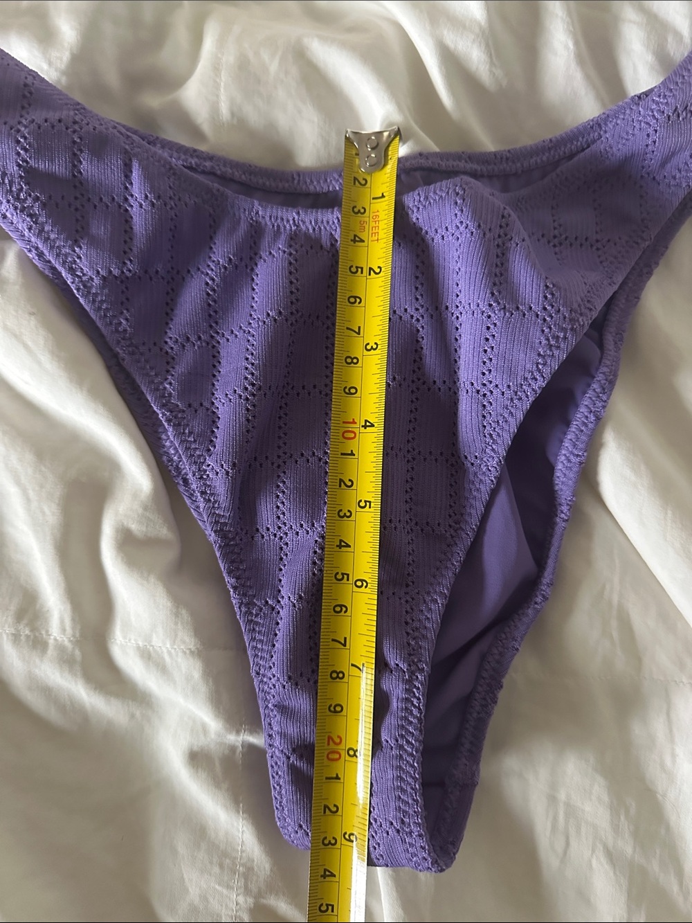 PacSun Purple High-Cut Bikini Bottom Medium - Picture 3 of 5